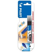 PILOT FriXion 0.7 schwarze Patronen 3 Stück - verschwindende Tinte von Pilot