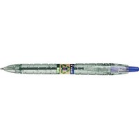 PILOT Kugelschreiber B2P „Bottle 2 Pen“ ECOBALL transparent/grün, Schreibfarbe: blau, 1 St. von Pilot