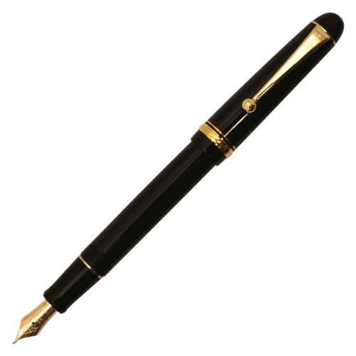 Pilot FKK-1000R-B-M Fontain Pen Custom 74, M-Spitze, schwarzer Körper von Pilot