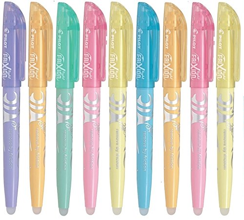 Pilot Frixion Light Pastell | 9er Set, soft Pastell | sortiert Pilot Frixion Light Pastell | 9er Set, soft Pastell | sortiert von Pilot