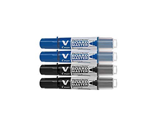 Pilot V-Board Master 4er-Pack (Blau-2, Schwarz-2) von Pilot