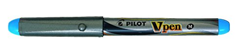 Pilot VPen Einmal-Füllfederhalter, silberfarben hellblau von Pilot