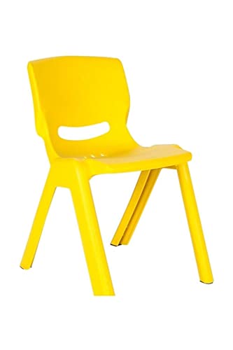 Pilsan Happy Sessel, ergonomischer Entwurf aus Kunststoff auch für im Garten geeignet, Gelb von Pilsan