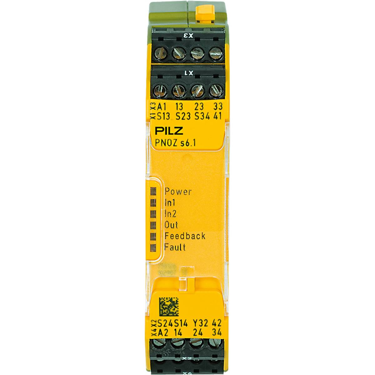 PILZ PNOZ s6.1 24VDC 3 n/o 1 n/c Schaltgeräte P/N: 750126 Sicherheitsrelais von Pilz