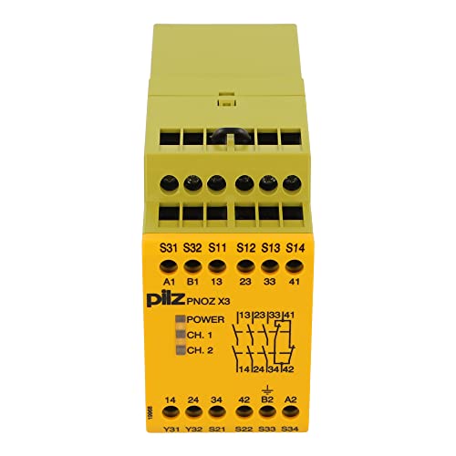 PNOZ X3 110VAC/24VDC | 774314 | 774314 | PILZ 774314 SAFETY RELAY PNOZ X3 110VAC 24VDC 3N/O 1N/C 1SO von Pilz