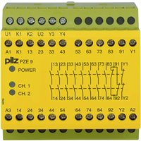 Pilz Kontakterweiterungsblock 24VDC 8n/o 1n/c PZE 9 #774150 von Pilz