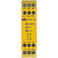 Pilz Not-Aus-Schaltgerät 24VAC/DC 2n/o PNOZ X2 #774303 Pilz Not-Aus-Schaltgerät 24VAC/DC 2n/o PNOZ X2 #774303 von Pilz
