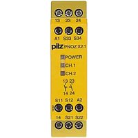 Pilz Not-Aus-Schaltgerät 24VAC/DC 2n/o PNOZ X2.1 #774306 Pilz Not-Aus-Schaltgerät 24VAC/DC 2n/o PNOZ X2.1 #774306 von Pilz