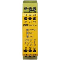 Pilz Not-Aus-Schaltgerät 24VAC/DC 3n/o 1n/c PNOZ X1 #774300 von Pilz