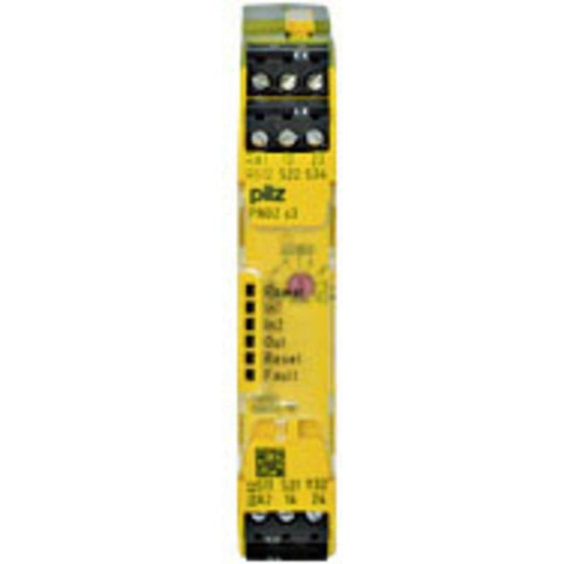 Pilz Sicherheitsschaltgerät Relais Pnoz S3 24 Vdc 2 Schließer 17.5x98x120mm B-Ware von Pilz
