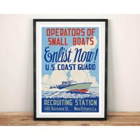 Kleine Boote Dies Ist Eine Rekrutierung Der Küstenwache Kleine Boote Dies Ist Eine Rekrutierung Der Küstenwache von PimlicoPrints