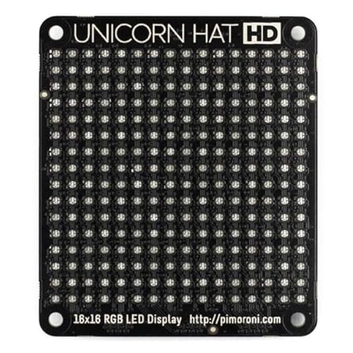 PIM273 - Unicorn HD LED Matrix HAT mit 16x16 LEDs für Raspberry Pi von Pimoroni