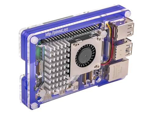 Pibow Coupé Gehäuse für Raspberry Pi 5, Royale von Pimoroni