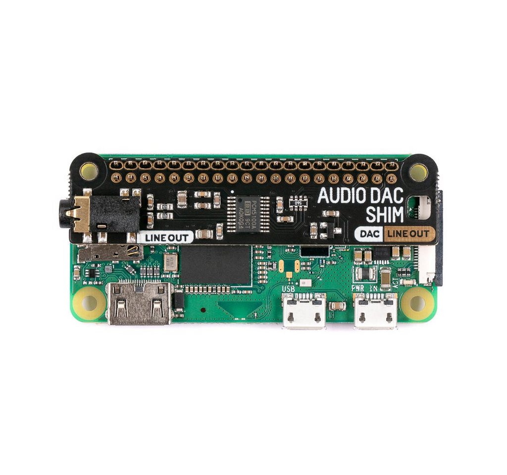 Pimoroni Audio-Board Audio DAC SHIM Pimoroni Audio-Board Audio DAC SHIM von Pimoroni