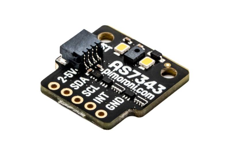 Pimoroni Lichtsensor Pimoroni AS7343 Multi-Spektralsensor Breakout, 14 Kanäle, I2C, 19x20x5 Pimoroni Lichtsensor Pimoroni AS7343 Multi-Spektralsensor Breakout, 14 Kanäle, I2C, 19x20x5 von Pimoroni
