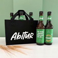 Bierträger | Abitur 2025 Abschluss Ausbildung Personalisierte Bierlabels Mit Rubbellos Abschlussgeschenk Sticker Bier von PimpYourBeer