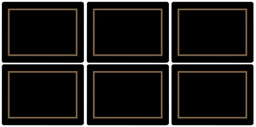 Portmeirion Pimpernel Platzsets aus MDF mit Korkrückwand, klassisch, 30,5 x 23 cm, bunt, 6 Stück von Portmeirion