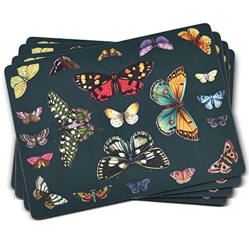 Portmeirion Home & Gifts Set mit 4 großen Tischsets, Mehrfarbig, 40,1 x 29,8 cm von Portmeirion