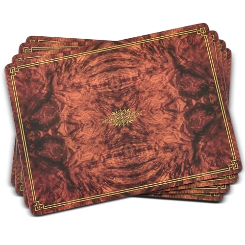 Pimpernel Tischsets aus Walnuss-Jute, 4 Stück von Pimpernel