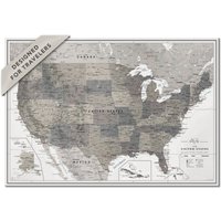 Usa-Karte Für Reisende - Detaillierte Us-Karte Personalisierung Und Verschiedene Größen Usa-Karte Für Reisende - Detaillierte Us-Karte Personalisierung Und Verschiedene Größen von PinAdventureMap