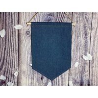 Große Denim Blank Canvas Banner, Wandbanner Zum Sammeln Von Abzeichen Und Patches Boy Scout Reisen Auf Der Ganzen Welt von PinBannerShop