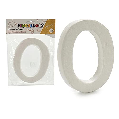 Pincello S3607123 Buchstabe O Polystyrol, Verschiedene Materialien, bunt, Einheitsgröße von Pincello