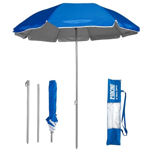 Pincho Strandschirm, 180 cm, Polyester, Blau, 4 Stück von Pincho