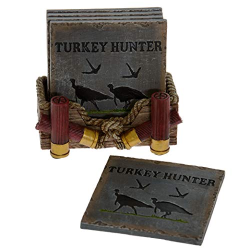 Pine Ridge Buckshot saugfähige Untersetzer Set mit Halter – Tischuntersetzer Heimdekoration für Getränke – Rustikale Türkei Jäger Land Untersetzer Dekoration Pine Ridge Buckshot saugfähige Untersetzer Set mit Halter – Tischuntersetzer Heimdekoration für Getränke – Rustikale Türkei Jäger Land Untersetzer Dekoration von Pine Ridge