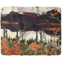 Herbst Decke, Sherpa Decken, Natur Dekor, Werfen von PinePrintCo