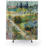 Kunst Duschvorhang, Van Gogh, Gogh Malerei, Pflanzenduschvorhang, Gartenmalerei, Kunst, Vincent von PinePrintCo