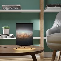 Weltraum Lampe, Rote Galaxie Foto, Milchstraße, Nasa Dekor, Geschenk, Weltraum, Rotes Raum Astronomie Geschenk von PinePrintCo