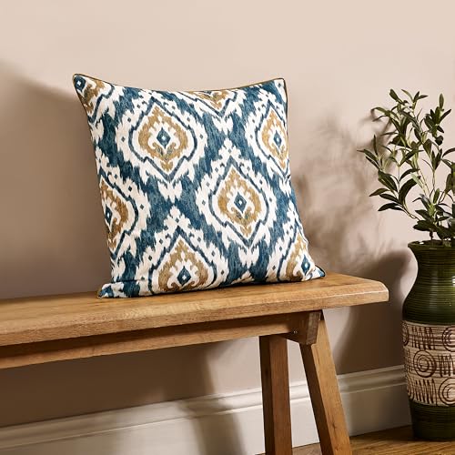 Pineapple Elephant Suri Geo Kissen, 55 x 55 cm, Blaugrün von Pineapple Elephant