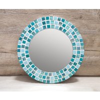 Badezimmerspiegel/Runder Wandspiegel Mosaikspiegel - Verschiedene Größen Erhältlich von PineappleMosaics