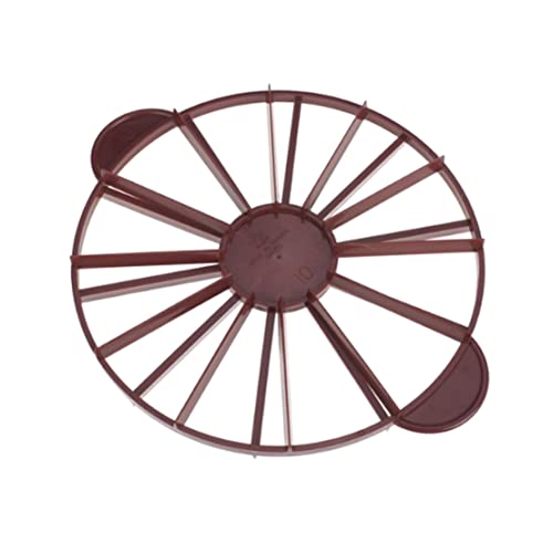 Kuchenteiler, Käsekuchenschneider, doppelseitiger Portionsmarker, Kuchenteiler rundes doppelseitiges Portionsmarker 10/12 Verstellbares Slicer -Backwerkzeug von Pineeseatile
