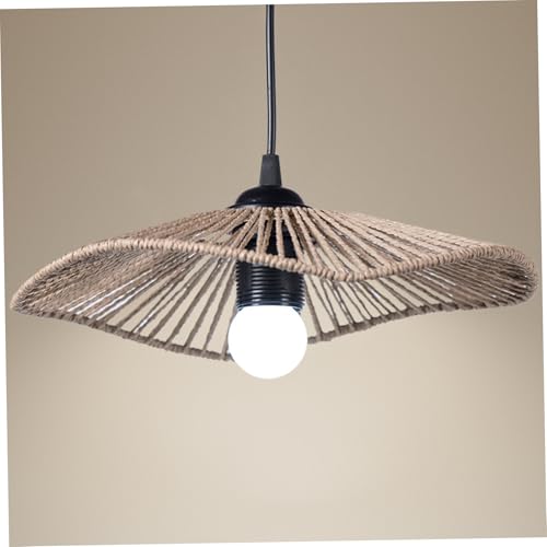Papierseil gewebter Lampenschatten 11, 8 -Zoll -Simulation Rattan Lampen Schatten Retro Boho -Style Pendant Papierseil gewebter Lampenschatten 11, 8 -Zoll -Simulation Rattan Lampen Schatten Retro Boho -Style Pendant von Pineeseatile