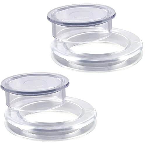 Pineeseatile Dachlochkappe, Dach -Loch -Ring -Stecker Set Terrasse Tisch Silikonringkappe Abdeckung für Gartengeschäfte durchscheinend 2pcs von Pineeseatile