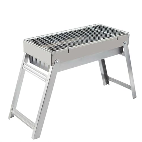 Pineeseatile Grillgrill BBQ Grill tragbares Klappkohlegrill Desk Tabletop Grill für Garten -Wanderpicknicks von Pineeseatile