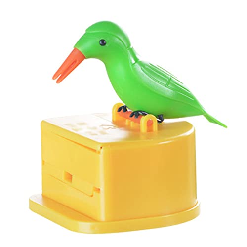 Vogel Zahnstocher Spender Vogel Zahnstocher teleskopisch automatisch süßer Push Zahnstocherhalter Style2 von Pineeseatile