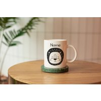 Personalisierte Löwen Tasse Mit Namen, Personalisierbare Tasse, Kindertasse Löwe, Namenstasse von Pingoala