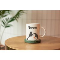 Personalisierte Pinguin Tasse Mit Namen, Personalisierbare Tasse, Kindertasse Pinguin, Namenstasse von Pingoala