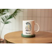 Personalisierte Pinguin Tasse Mit Namen, Personalisierbare Tasse, Kindertasse Pinguin, Namenstasse von Pingoala