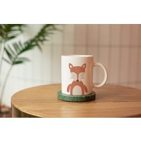 Süße Boho Fuchs Tasse Aus Keramik - Perfekt Für Boho-Fans Oder Als Geschenk Kinder Zum Geburtstag Zur Einschulung von Pingoala