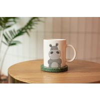 Tasse Boho Nilpferd, Tier Safari Tasse, Keramiktasse Mit Geschenk Zur Einschulung, Weihnachten Oder Geburtstag von Pingoala