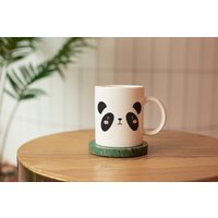 Tasse Panda, Pandatasse, Keramiktasse Doodle Weiße Aus Keramik, Geschenk Zur Einschulung Oder Weihnachten von Pingoala
