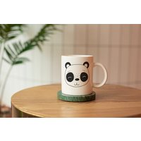 Tasse Panda, Pandatasse, Keramiktasse Doodle Weiße Aus Keramik, Geschenk Zur Einschulung von Pingoala