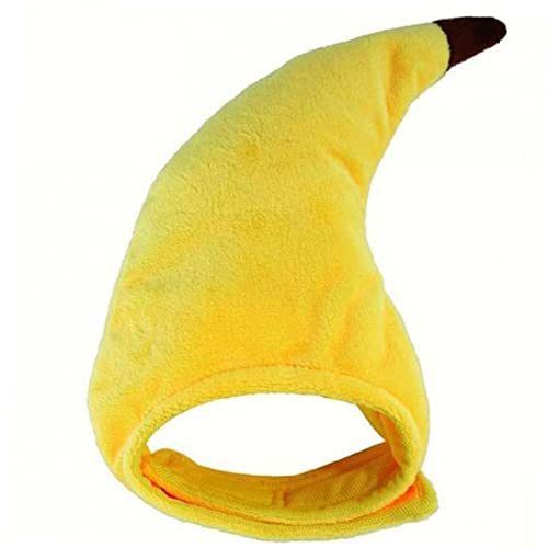 1 Stück Lustige Pet Hund Katze Kappe Kostüm Bananen Hut Neue Jahr Party Weihnachten Cosplay Zubehör Foto Requisiten Headwear von PiniceCore