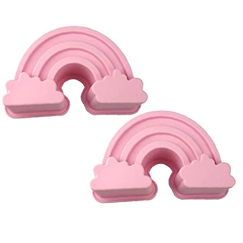 2 Stücke Regenbogen Silikonform Geburtstagsfeier Kuchen Dekorieren Werkzeuge Fondant Schokolade Süßigkeiten Gumpaste Formen Backformen 2 Stücke Regenbogen Silikonform Geburtstagsfeier Kuchen Dekorieren Werkzeuge Fondant Schokolade Süßigkeiten Gumpaste Formen Backformen von PiniceCore