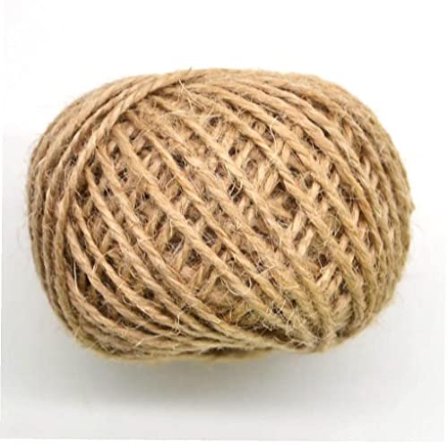 30m Natürliche Sackleinen Hessische Jute Twine Cord Hanf Seilzeichenfolge Geschenk Packing Saiten Weihnachten Event Party Supplies von PiniceCore