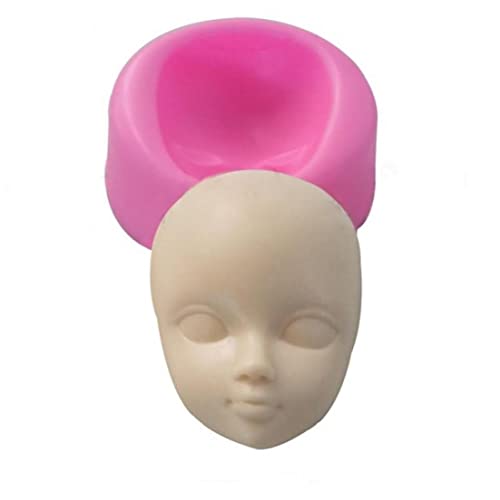 3d Baby Gesichtspolymer Clay Harz Formen Mädchen Kopf Menschliches Gesicht Fondant Kuchen Dekorieren Werkzeug Silikonform Stil 1 von PiniceCore