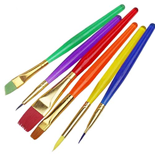 6pcs/set Cake Brush Fondant Cake Decorating Painting Brush Fondant Baking Pastry Tools Kitchen Accessories von PiniceCore